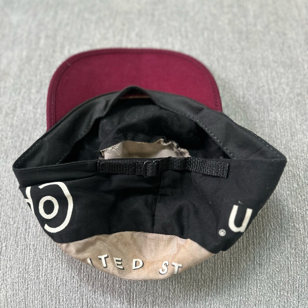 Rare Vintage Copenhagen Snuff Red and Black Can Painters Hat tobacco Cap - Picture 9 of 10